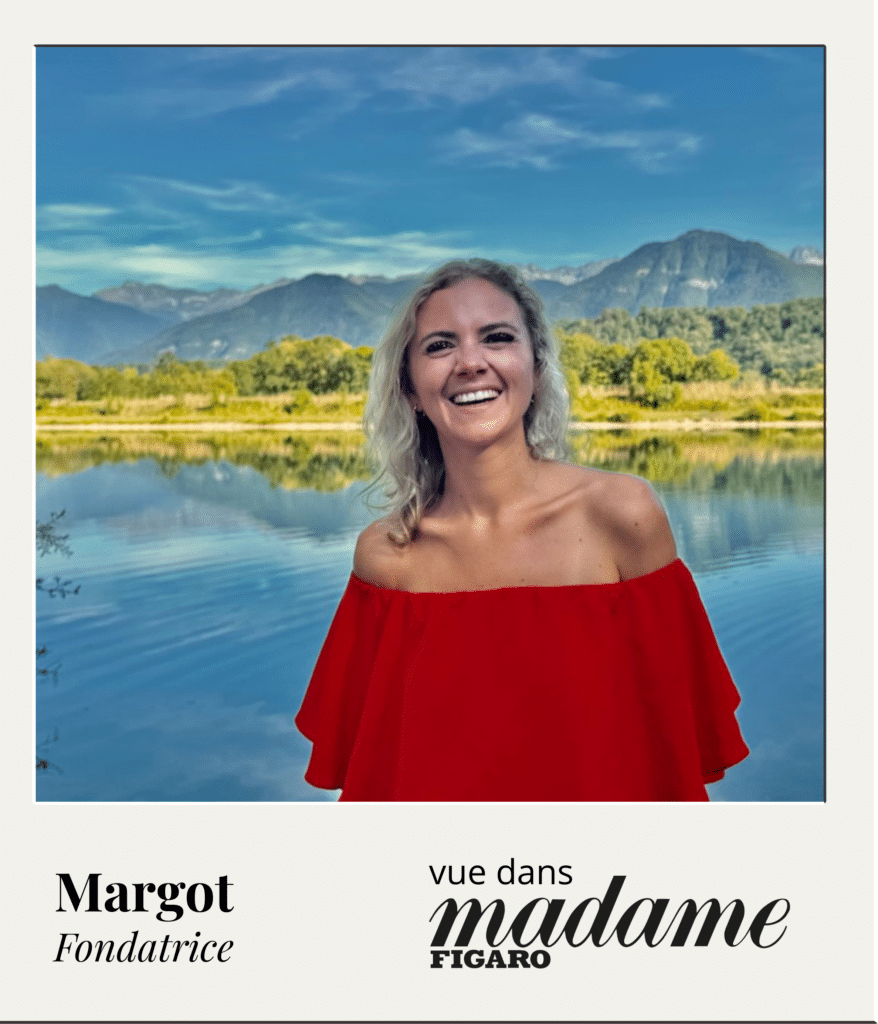 Margot fondatrice de Travel With la French spécialiste des voyages sur mesure en Afrique vue dans Madame Figaro